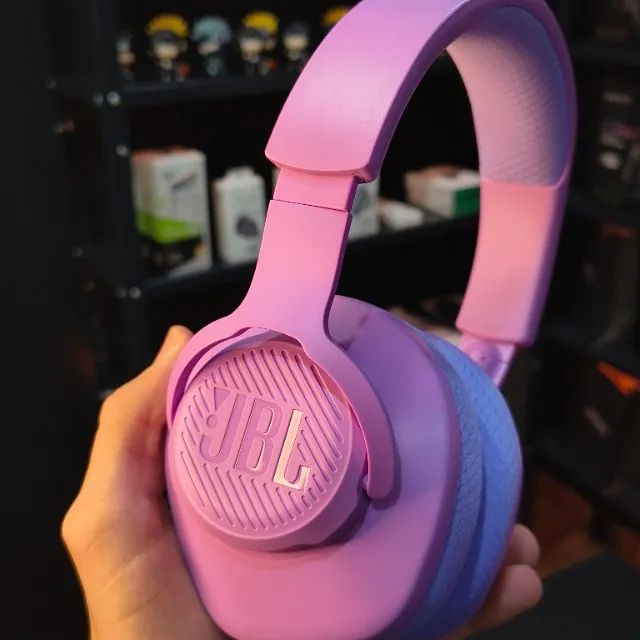 Headset Gamer com microfone JBL Quantum 100m2 Roxo Original conexão P3