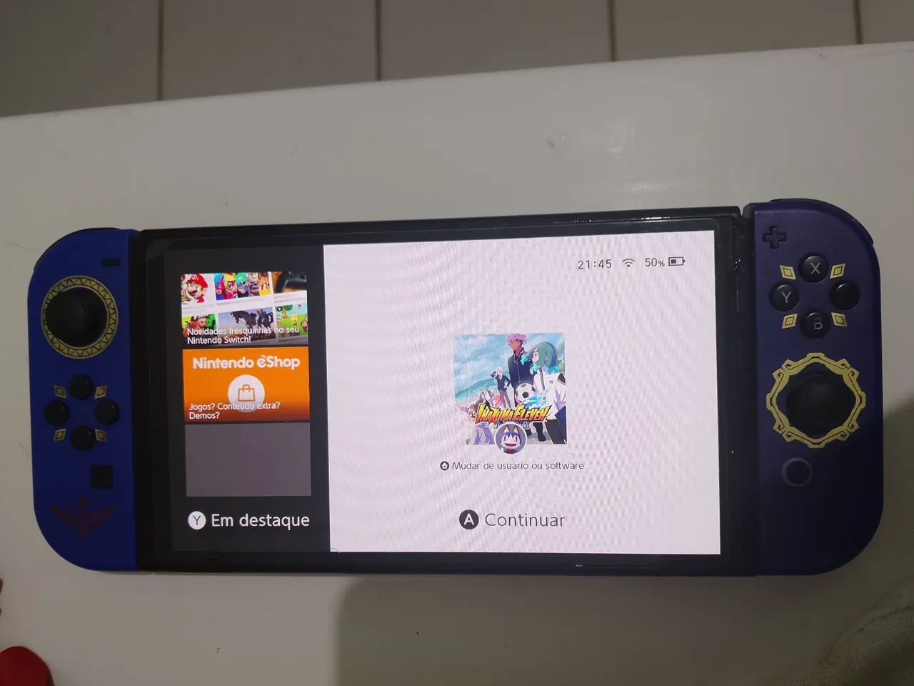 Nintendo Swtich OLED DESBLOQUEADO SEM CAIXA) - Foto 2