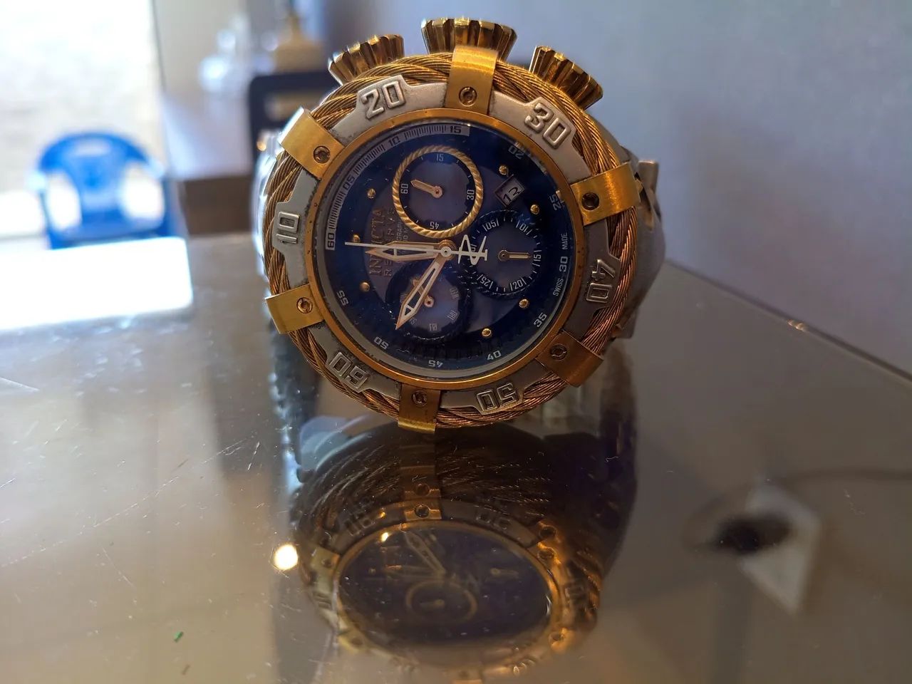 Relógio Invicta Thunderbolt Dourado/Prata