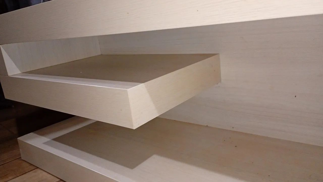 Rack para sala MDF PREMIUM COR GELO  - Foto 2