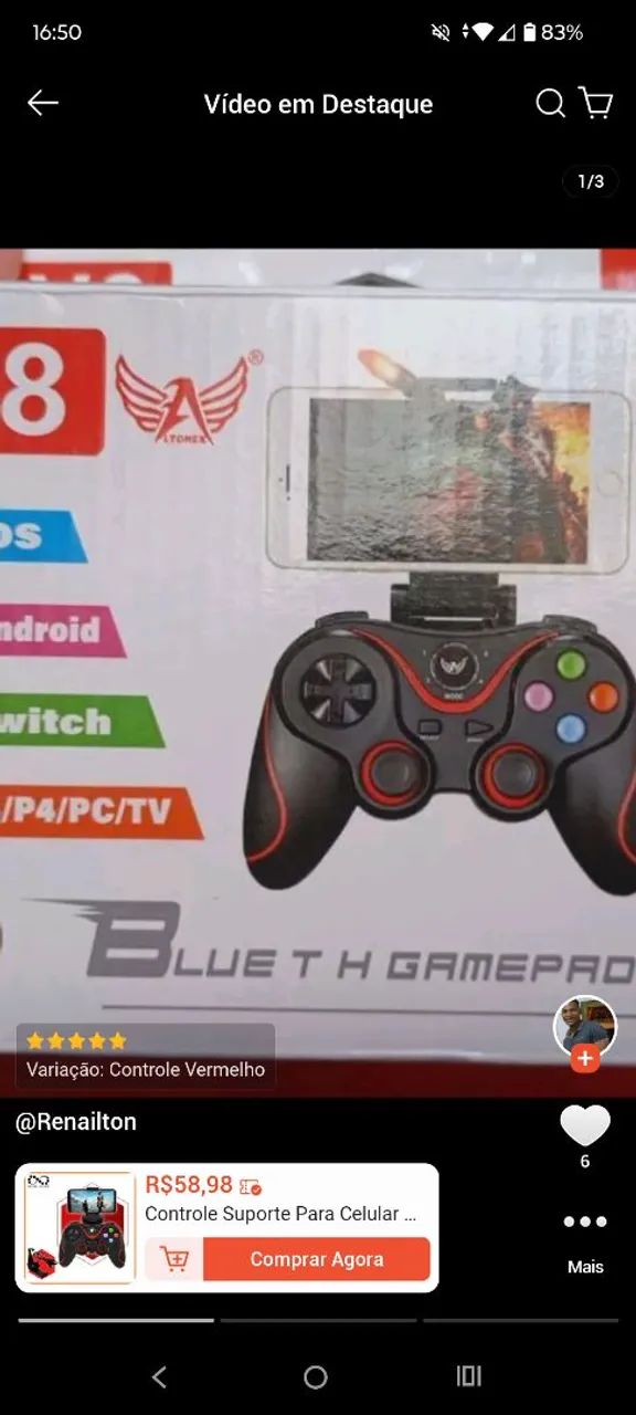 Vendedor De Eletrônicas 