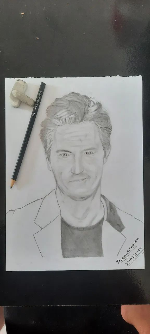 Desenho artístico realista grafite - Foto 3