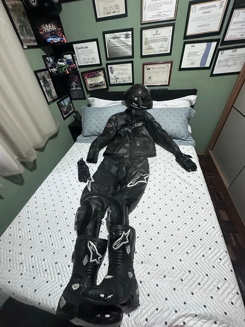 Kit Alpinestar Macacão duas peças 