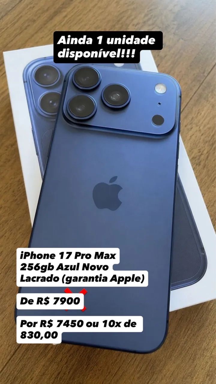 iphone 17 pro zero - Celulares e Smartphones - Jardim Aclimação