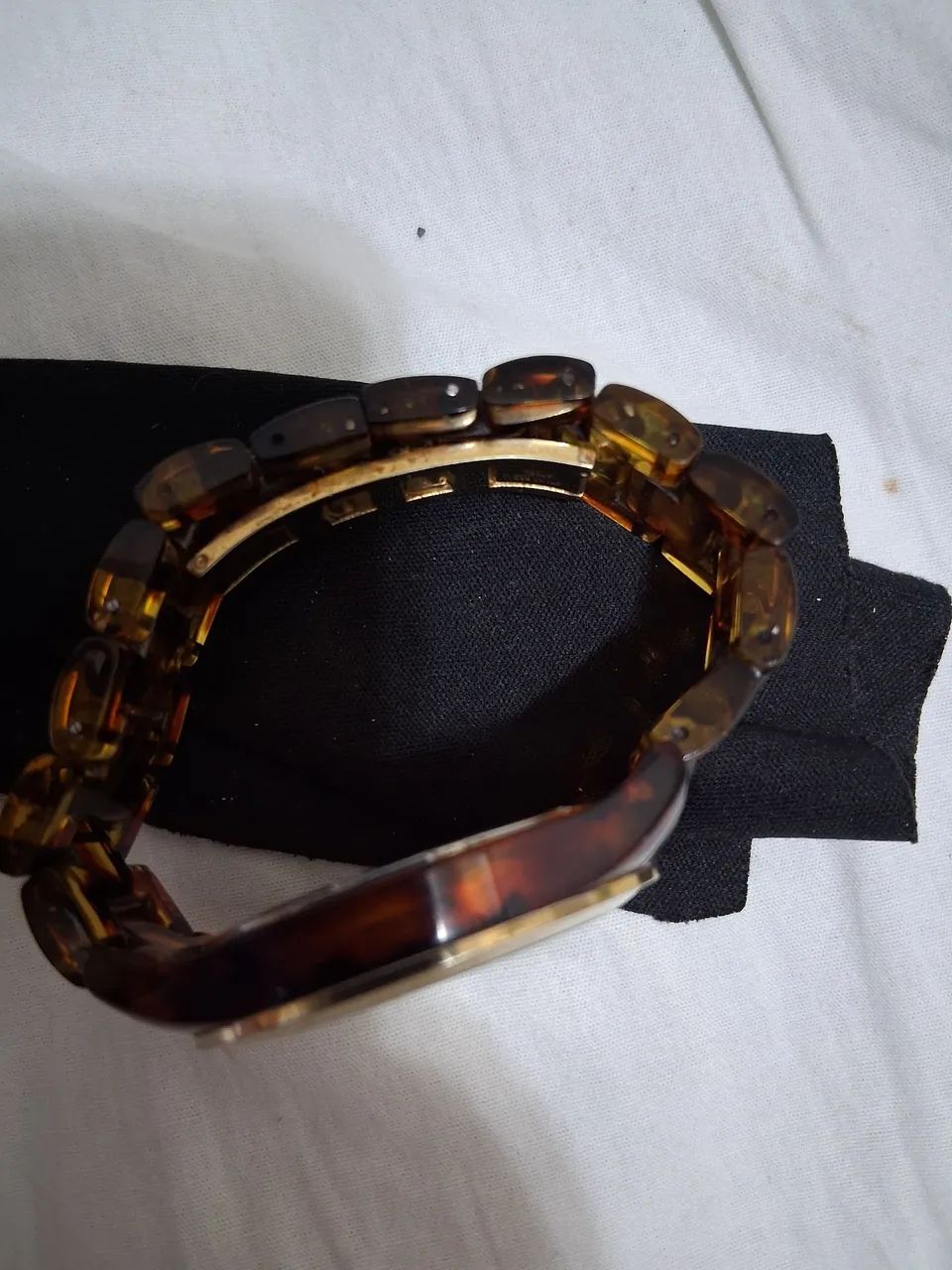 Relógio Technos Feminino marrom com dourado - Foto 4