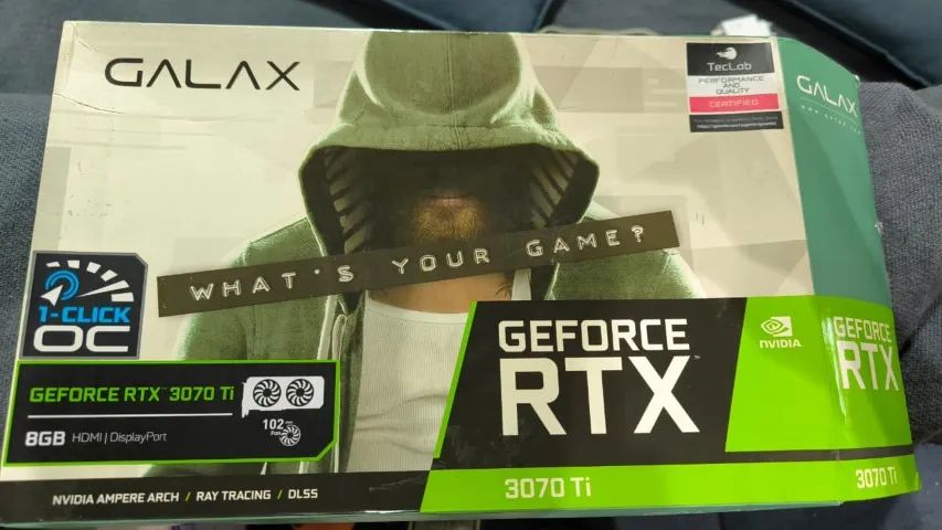 Placa de Vídeo GALAX GeForce RTX 3070 Ti - 8GB GDDR6
