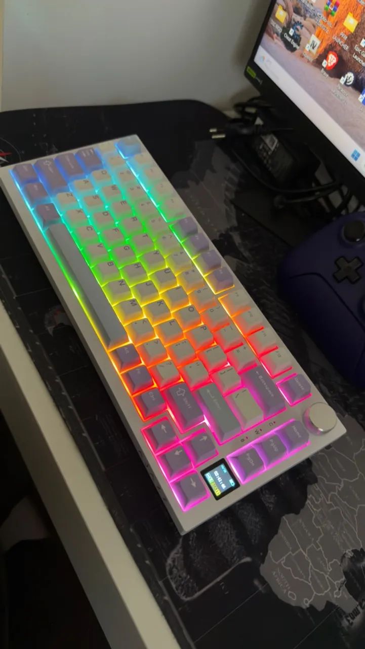 Teclado SEM FIO ak820 PRO - Foto 3