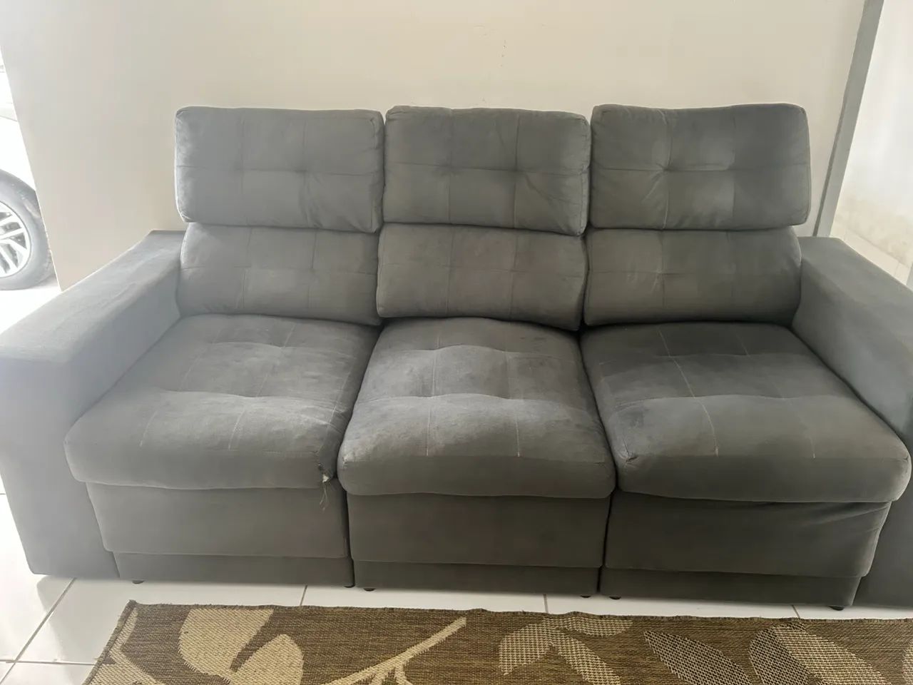 Vendo sofá 3 lugares retrátil 