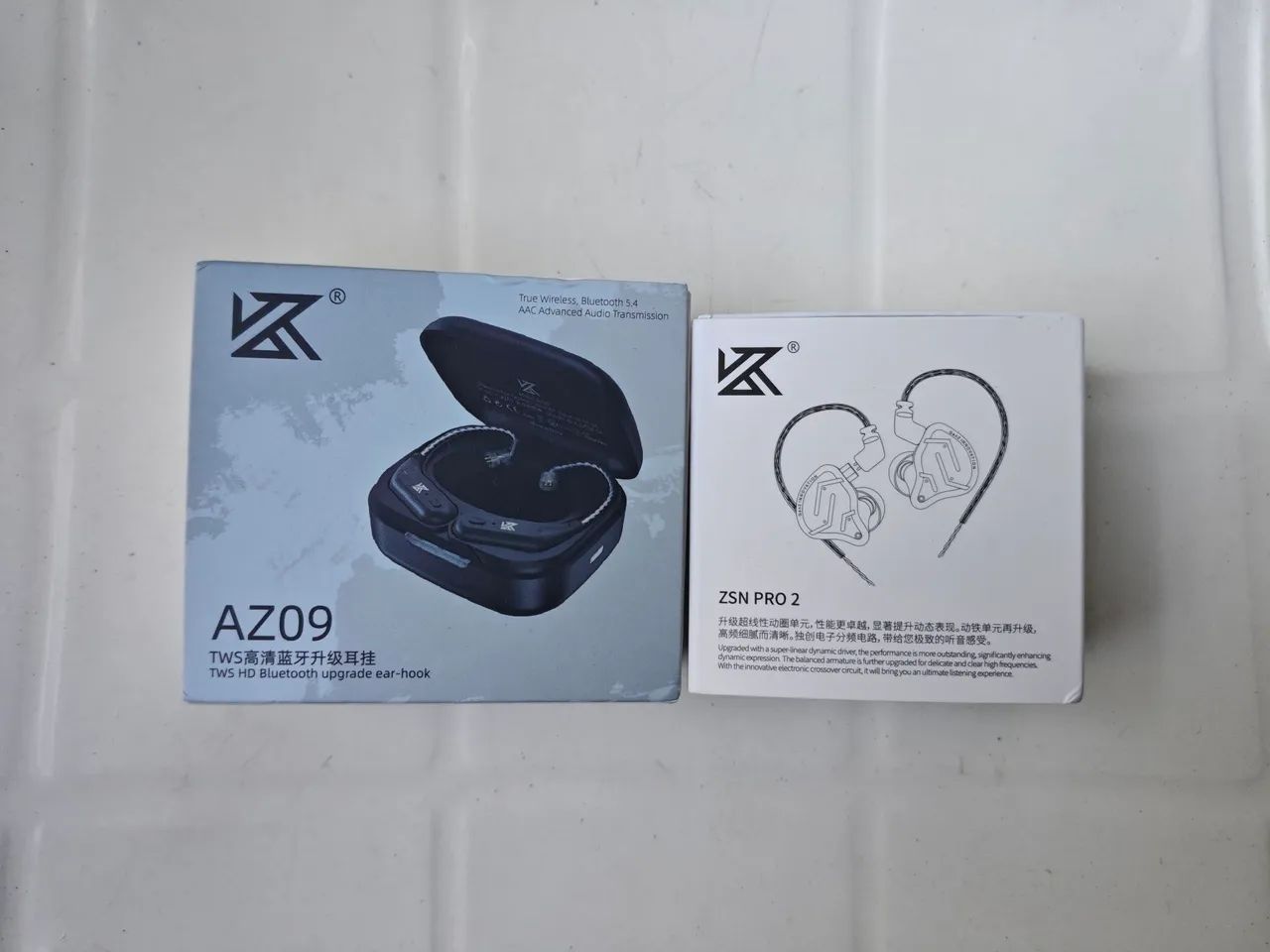 Fone KZ ZSN Pro 2(com microfone) + modulo de Bluetooth para fone KZ