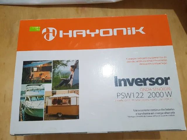 Conversor Transformador Inversor Onda Senoidal Pura 12V Para 220V 2000W HAYONIK [LACRADO]