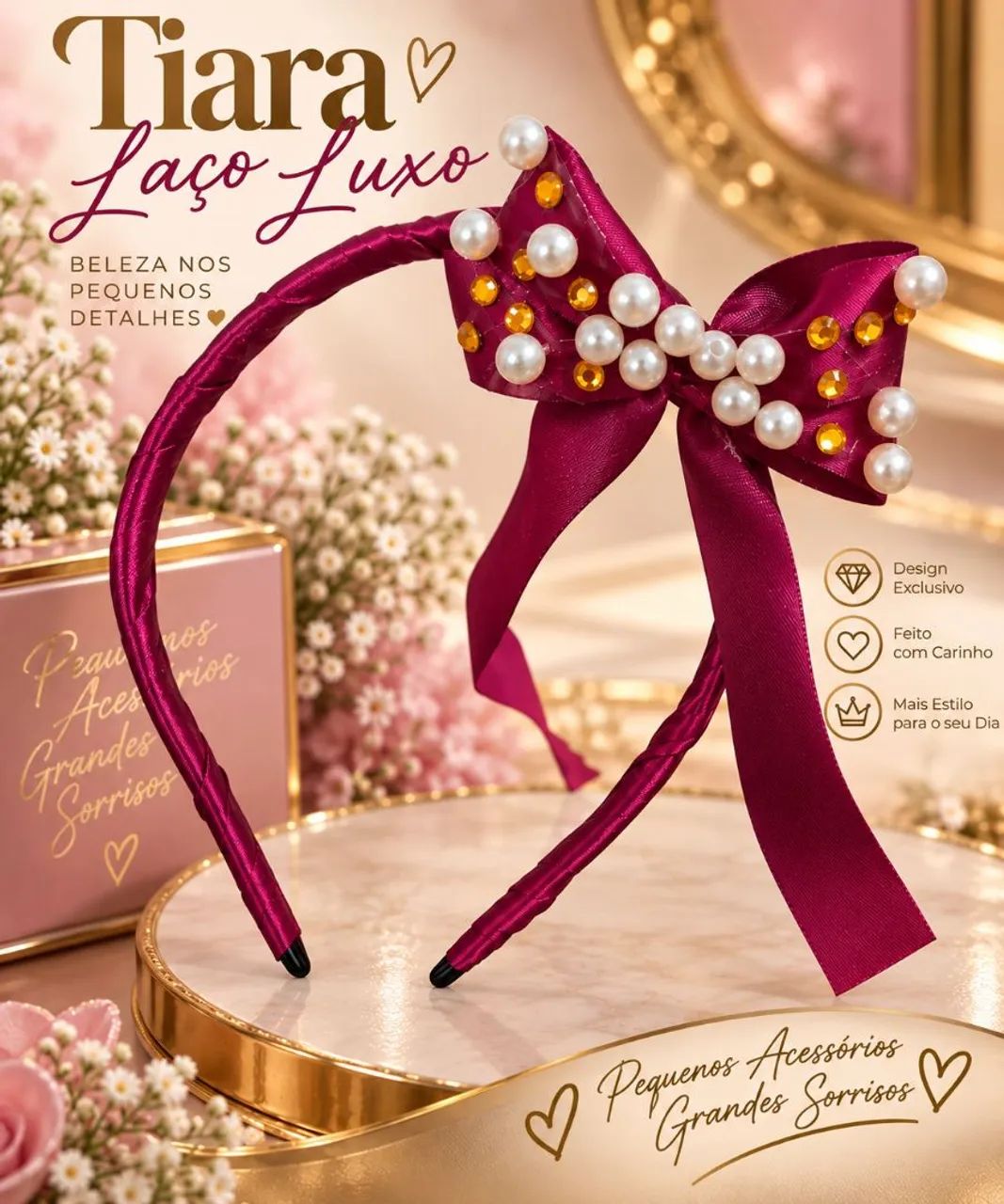 Laços e tiara  - Foto 2