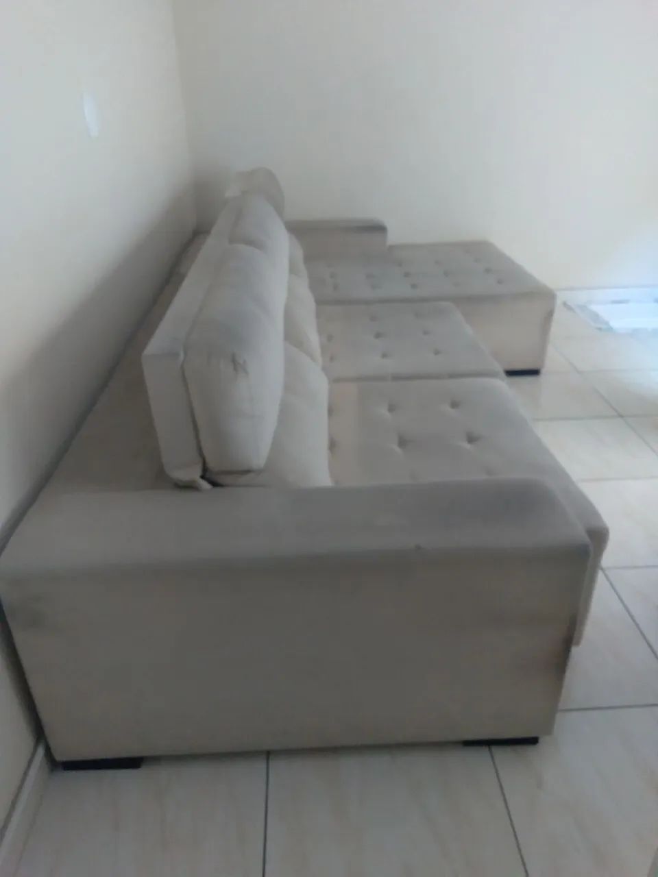Sofá retrátil e reclinavel tamanho família 
