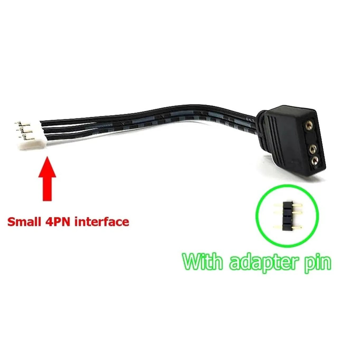 Cabos para Controladoras ARGB 5V 6p para 3p Novo  - Foto 2