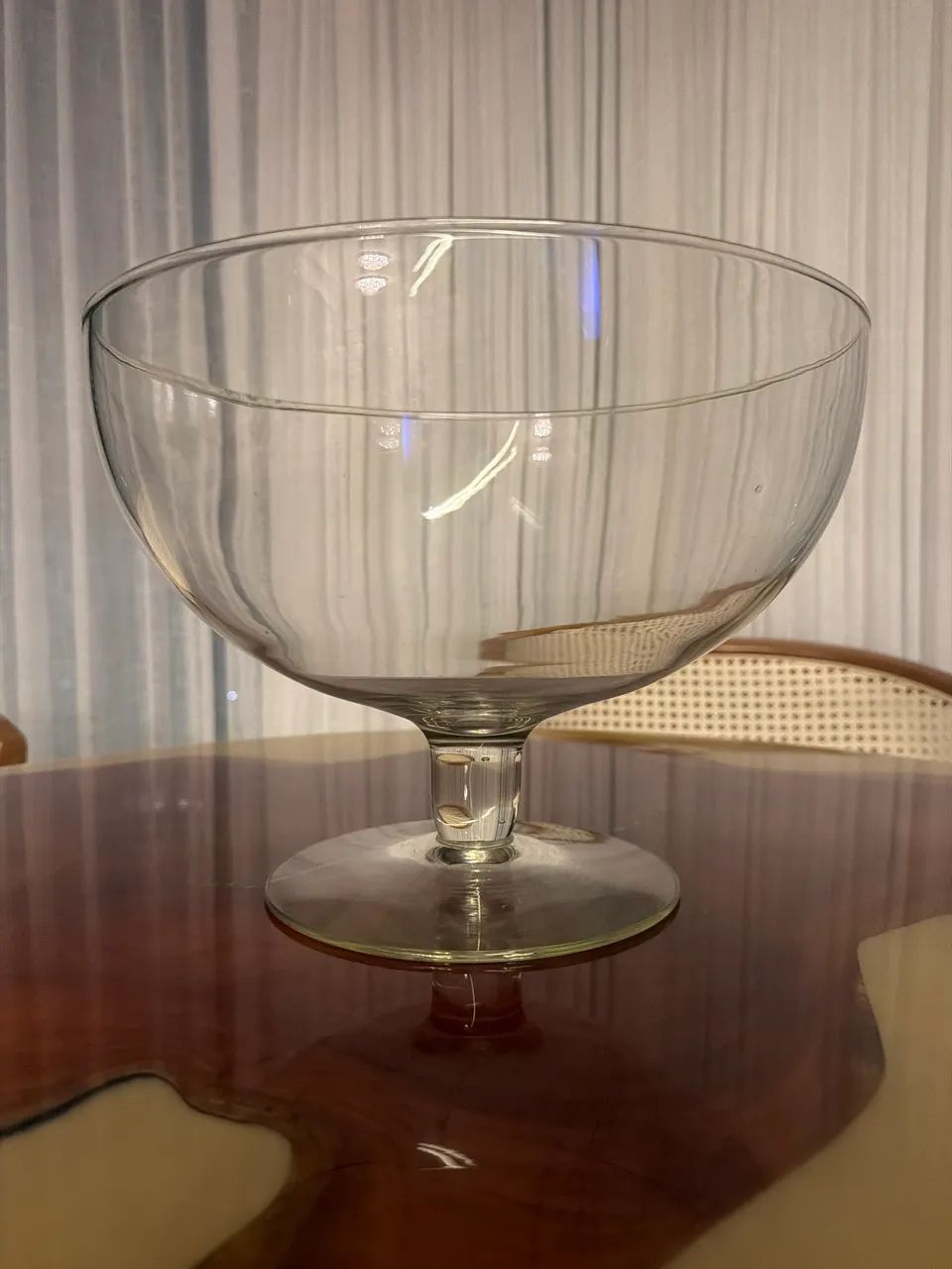 Ta ça grande de vidro com pé  - Foto 2