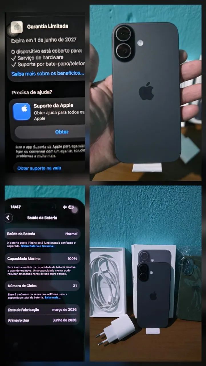 IPHONE 17 256GB VERSÃO AMERICANA APENAS CHIP E-SIM  - Foto 2