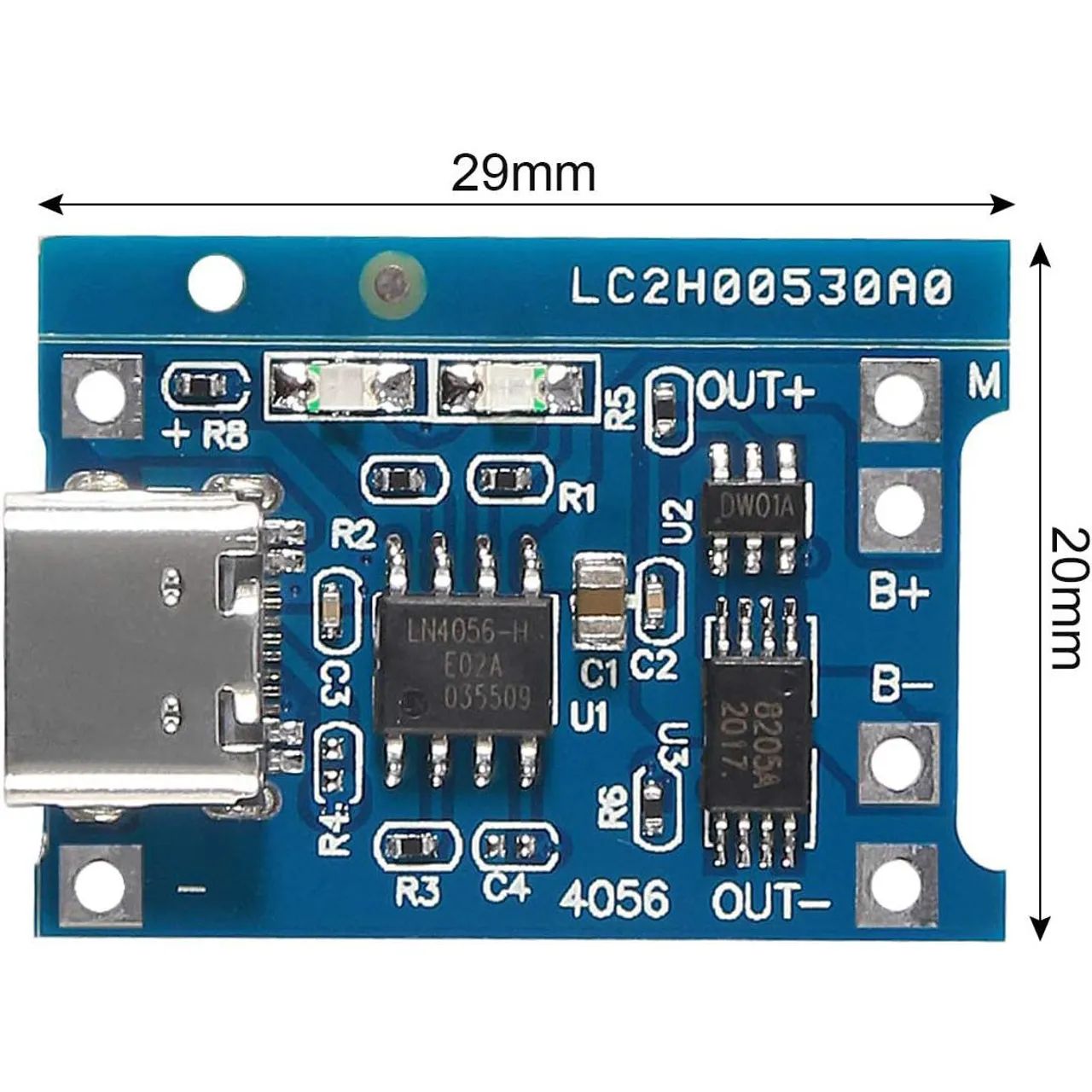 Placa de carregamento USB-C para bateria de lítio  - Foto 2