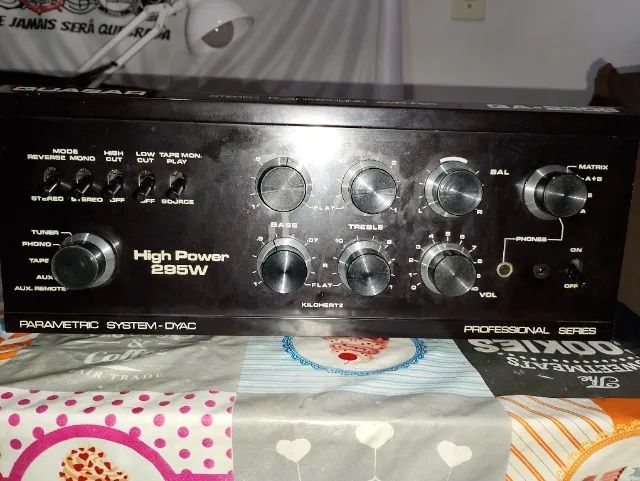 Amplificador quasar QA 2300 funcionando perfeitamente 
