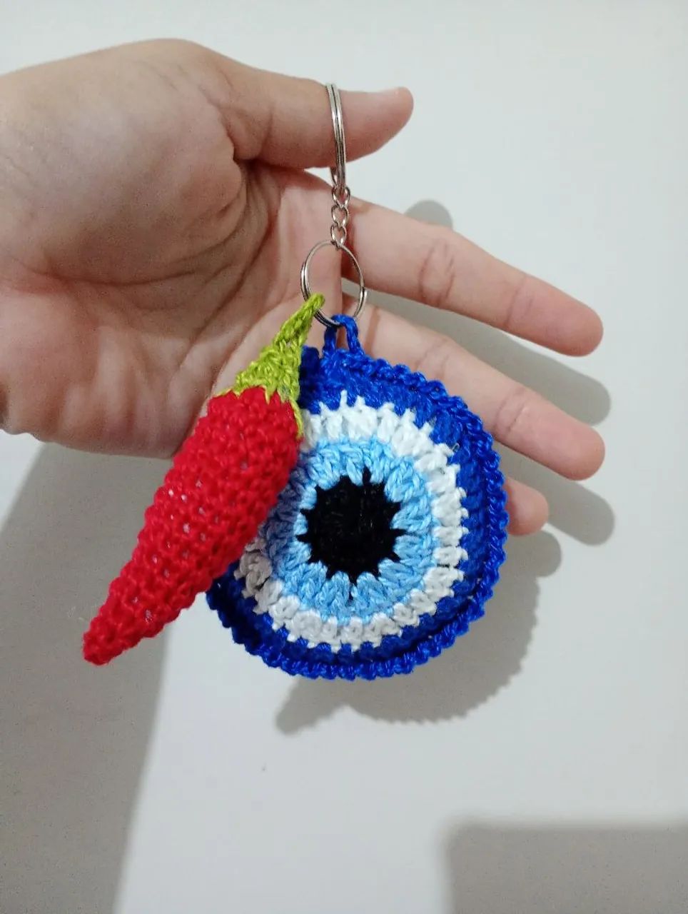 Chaveiro de crochê  - Foto 6