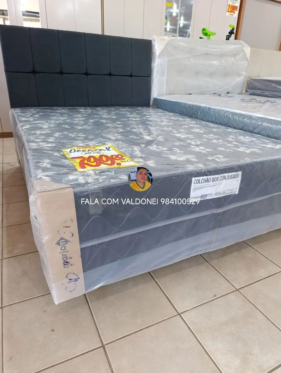 PROMOÇÃO CAMA BOX CASAL ESPUMA D28 