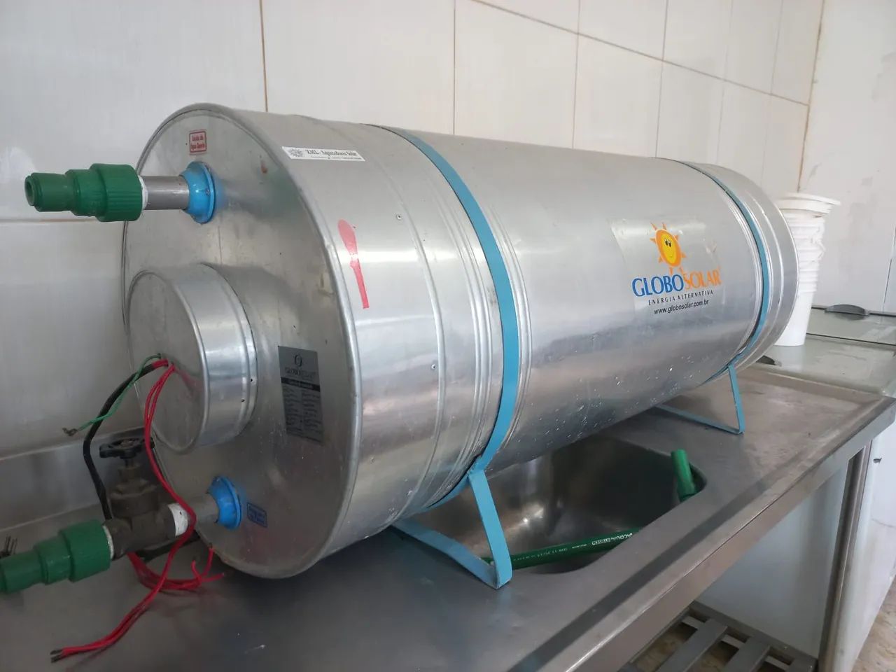 RESERVATÓRIO TERMICO - BOILER 200 LITROS / SOLAR e ELÉTRICO.  - Foto 5
