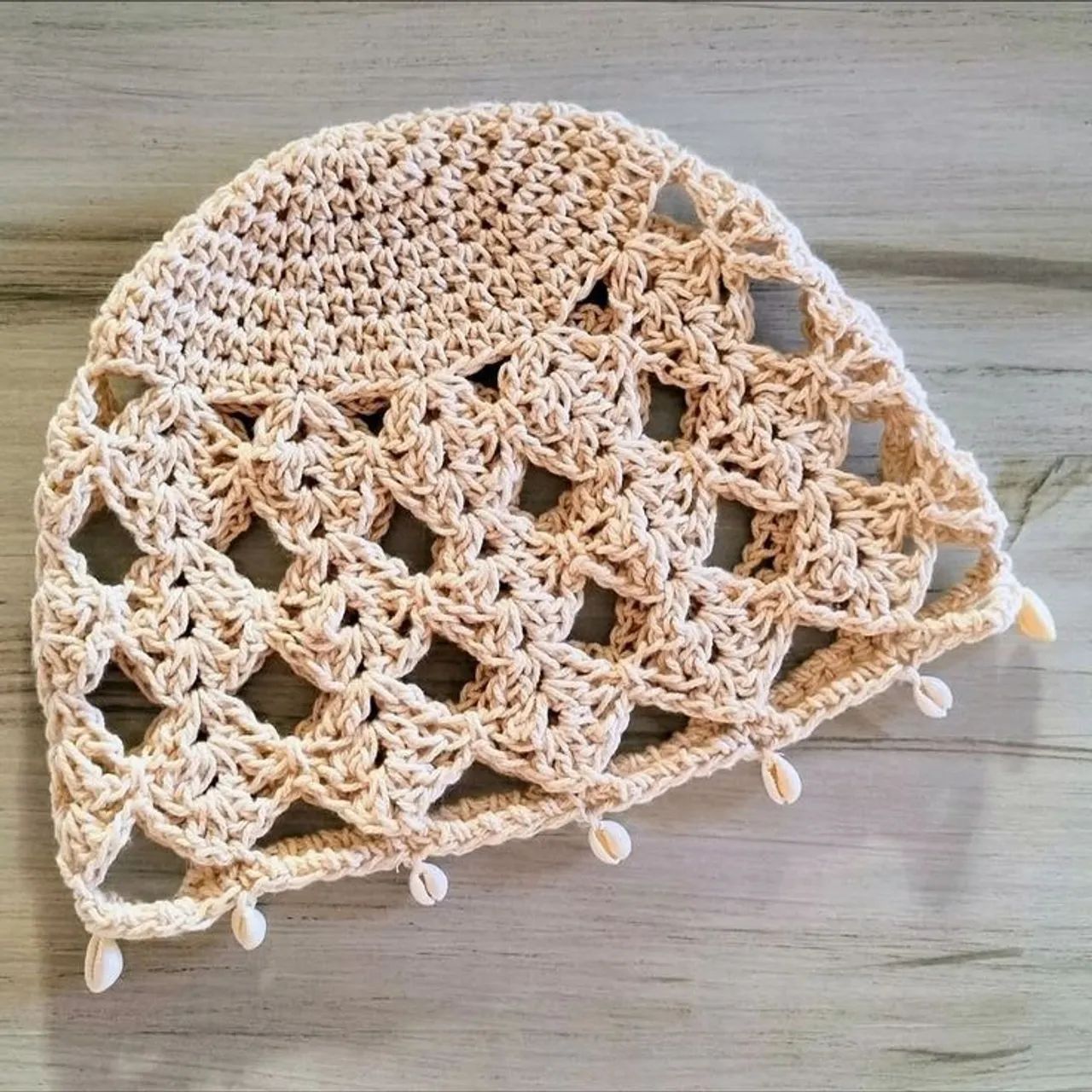 Headpiece de crochê 