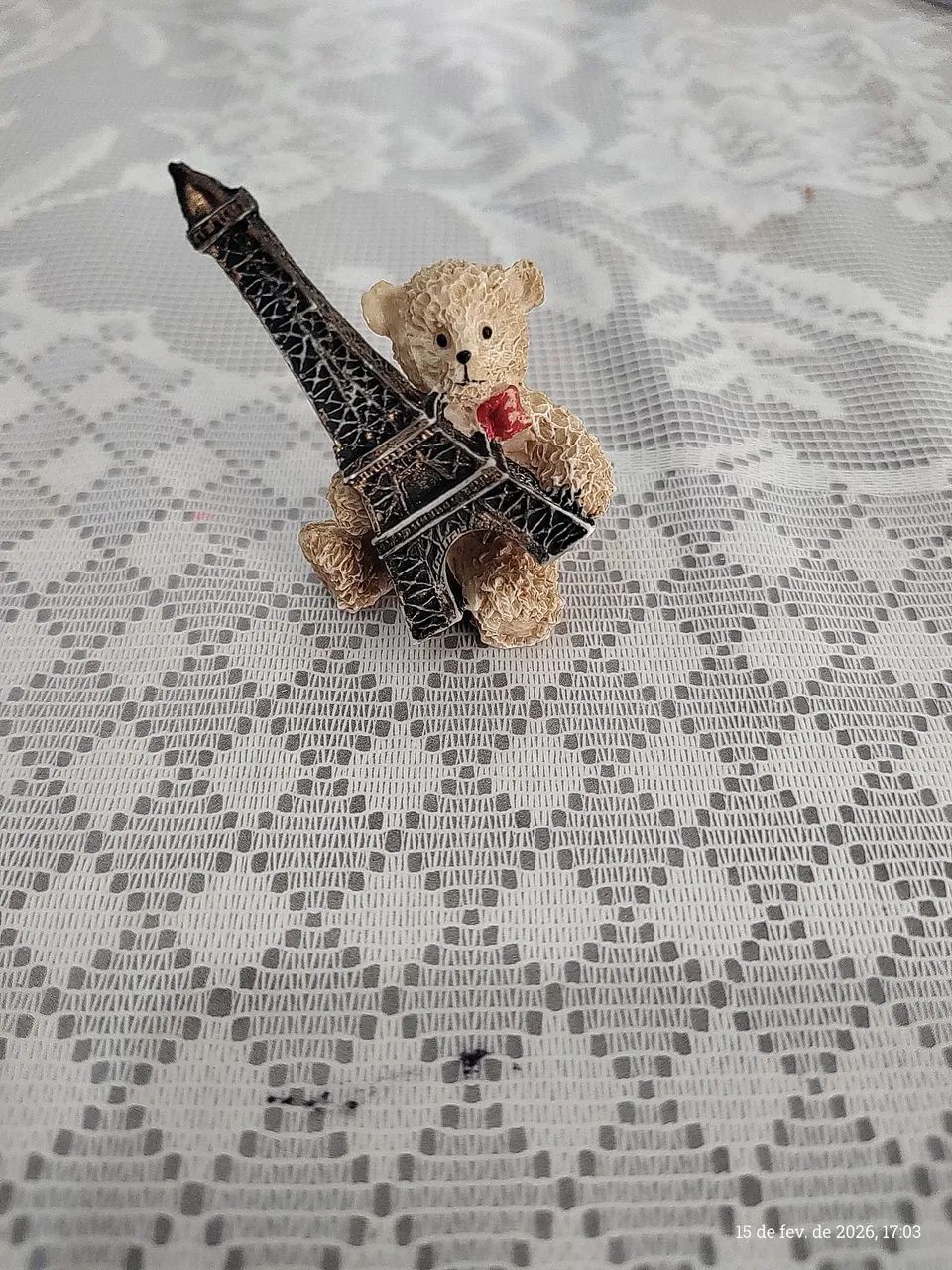 Enfeite em resina importada francesa 