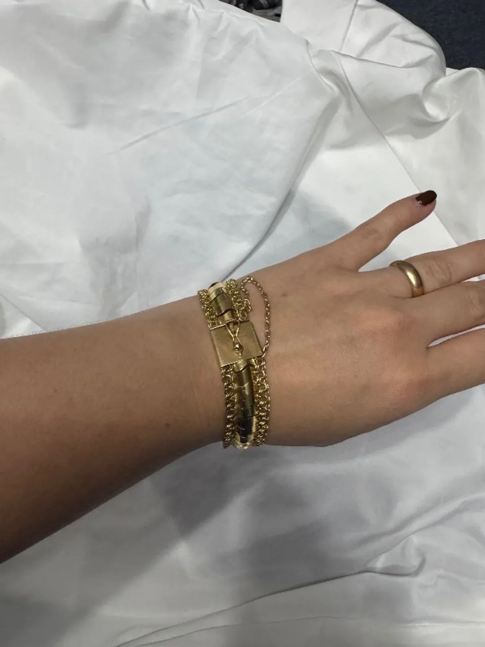 Pulseira de ouro 18k - 26g - Foto 2