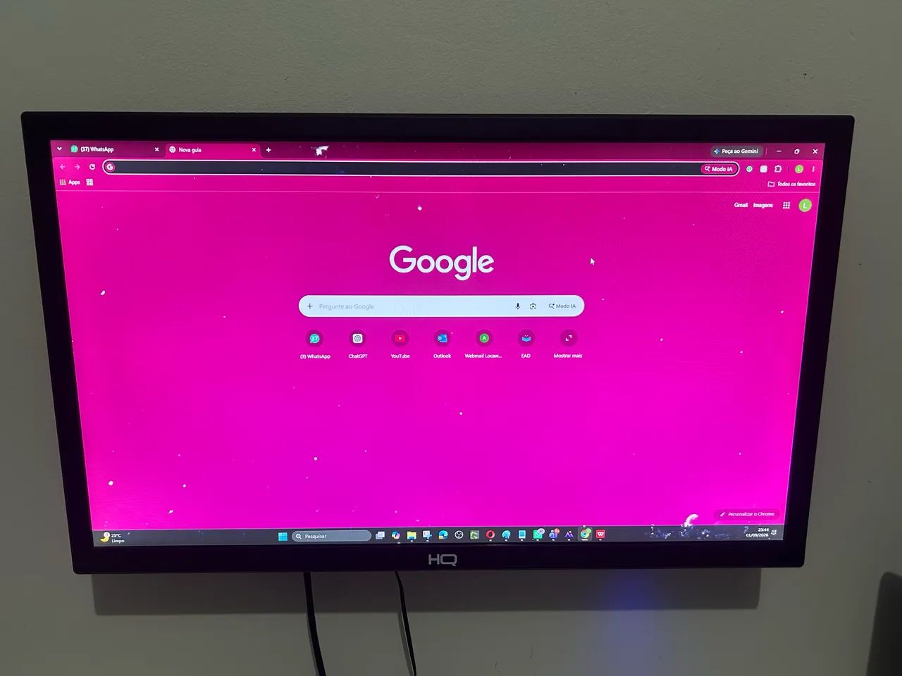 Monitor HQ Full HD 24 Polegadas 75Hz - Foto 2