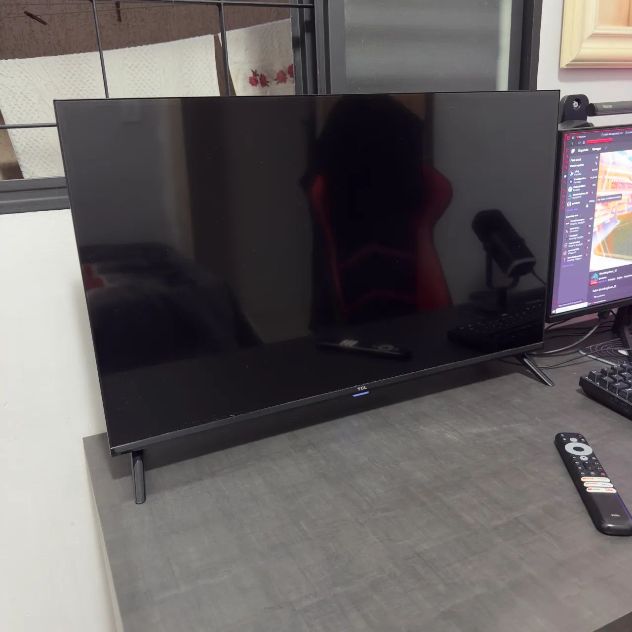 Smart TV TCL 32 Polegadas Com Controle - Perfeito Estado