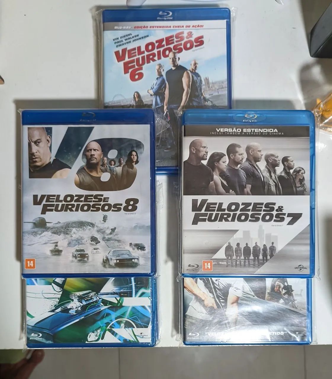 Blu Ray Velozes e Furiosos 1 ao 8 402625091747850243