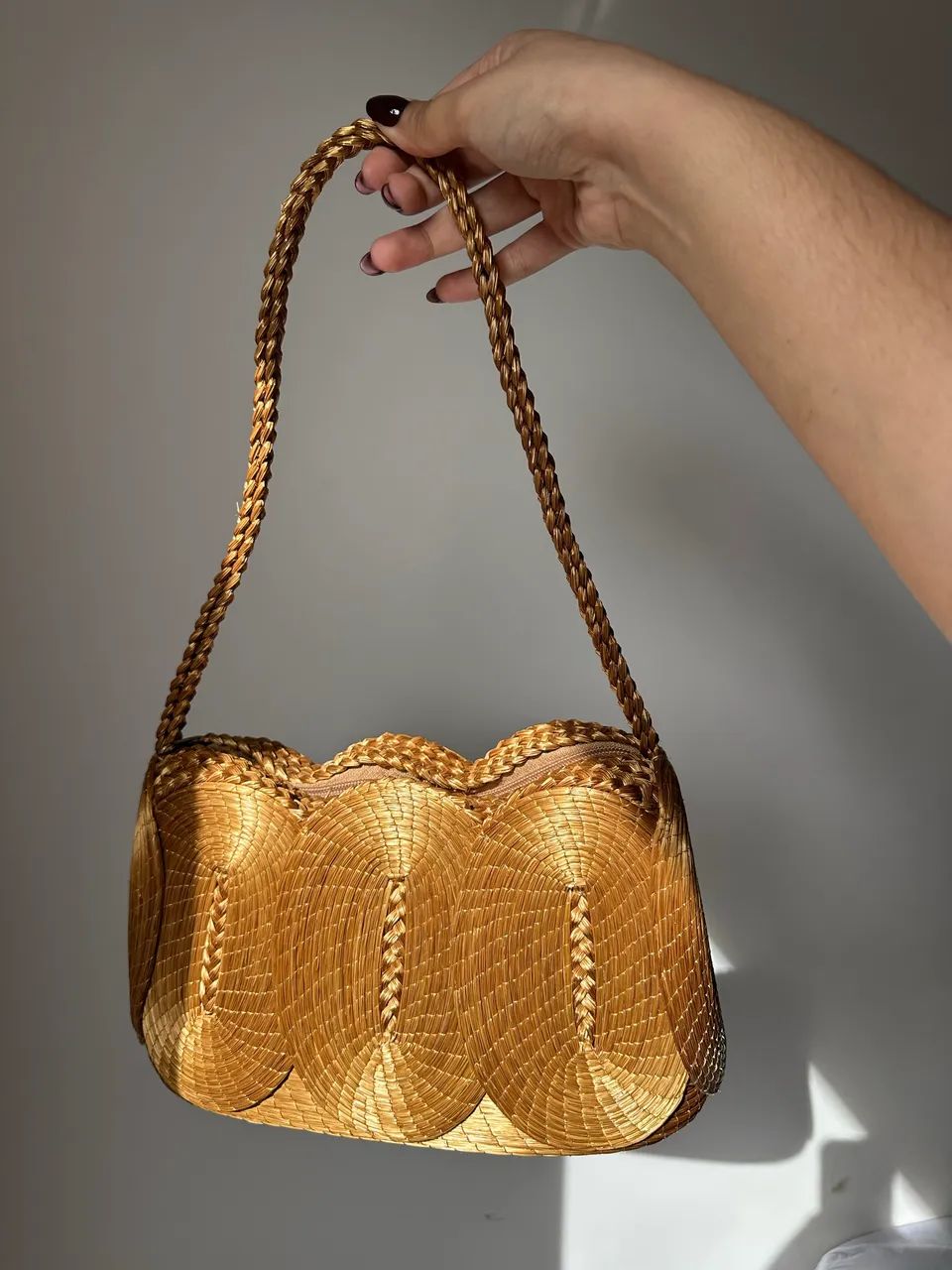 Bolsa capim dourado nova Forrada por dentro 