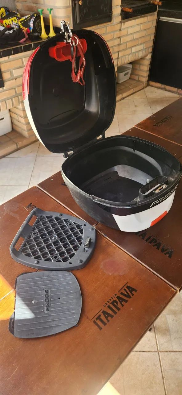 Baú para moto Proos 29 litros suporte universal  - Foto 3