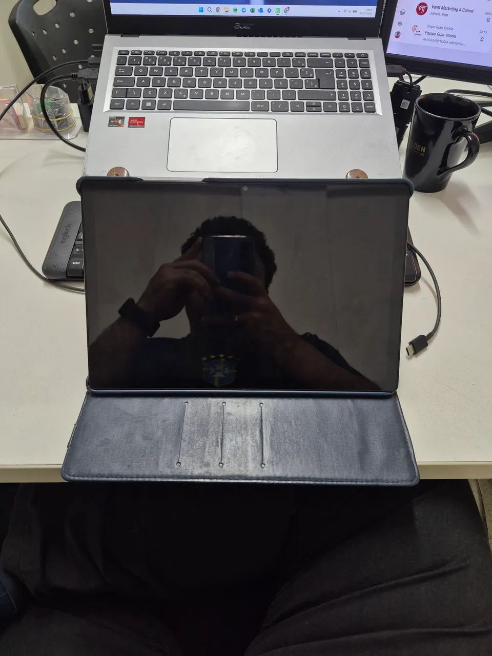 GALAXY TAB A8 64GB ROM 4GB RAM + CAPA DE PROTEÇÃO  - Foto 2
