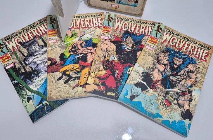 Coleção História Marvel - Wolverine - Vol. 5 a 8 com Box
