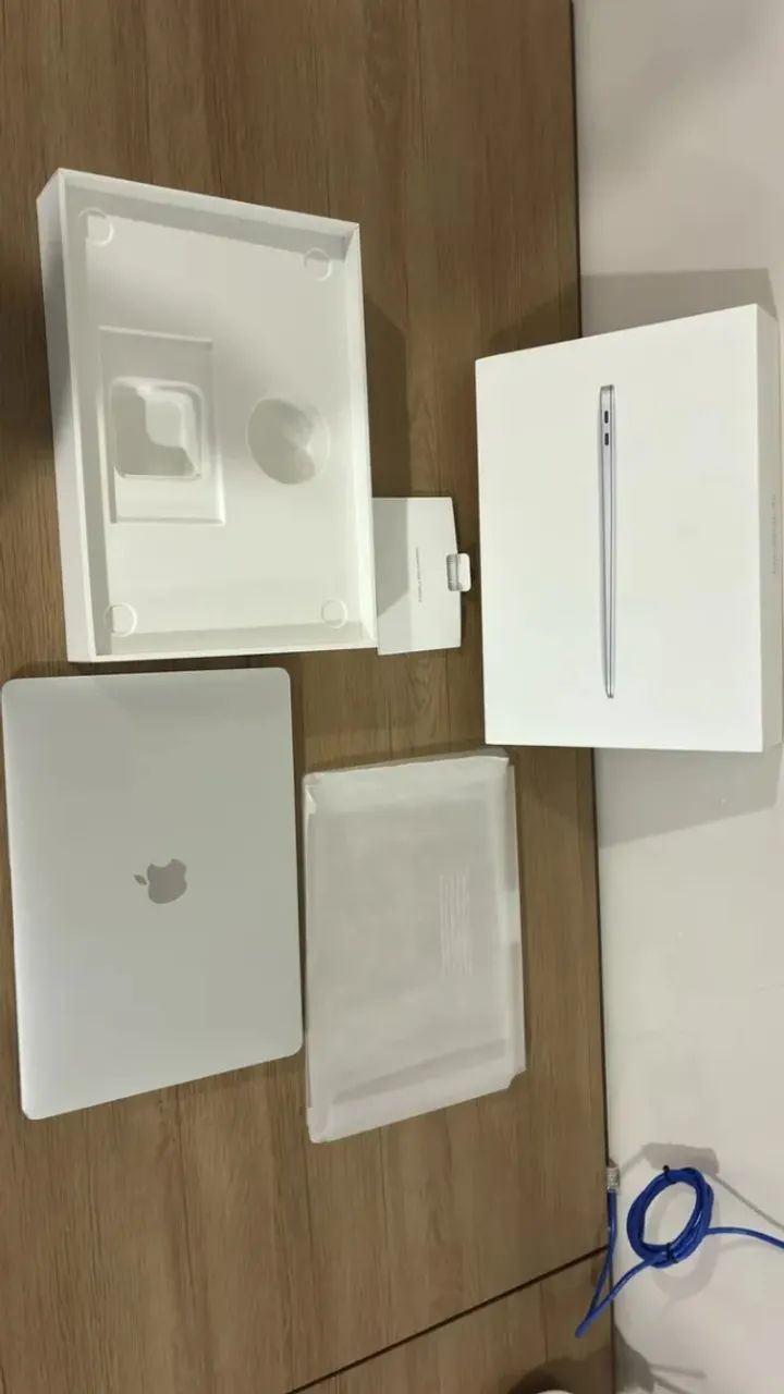 MacBook Air M1 8GB 256GB SSD Prata Excelente com Caixa - Foto 4