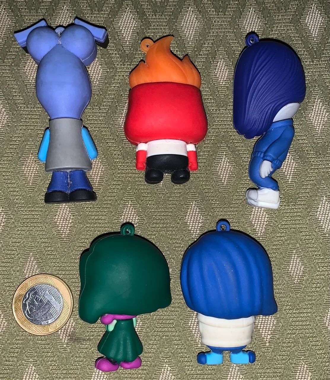 5 Figuras Divertida Mente ótimo estado impecáveis - Foto 2