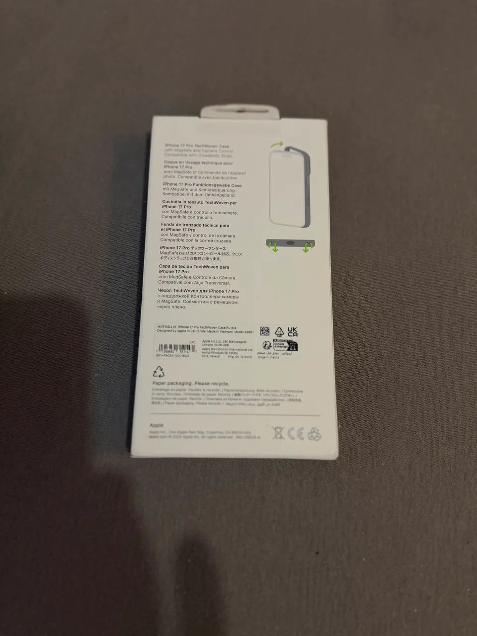 Capa techwoven Apple  original para iPhone 17 pro  - Foto 5