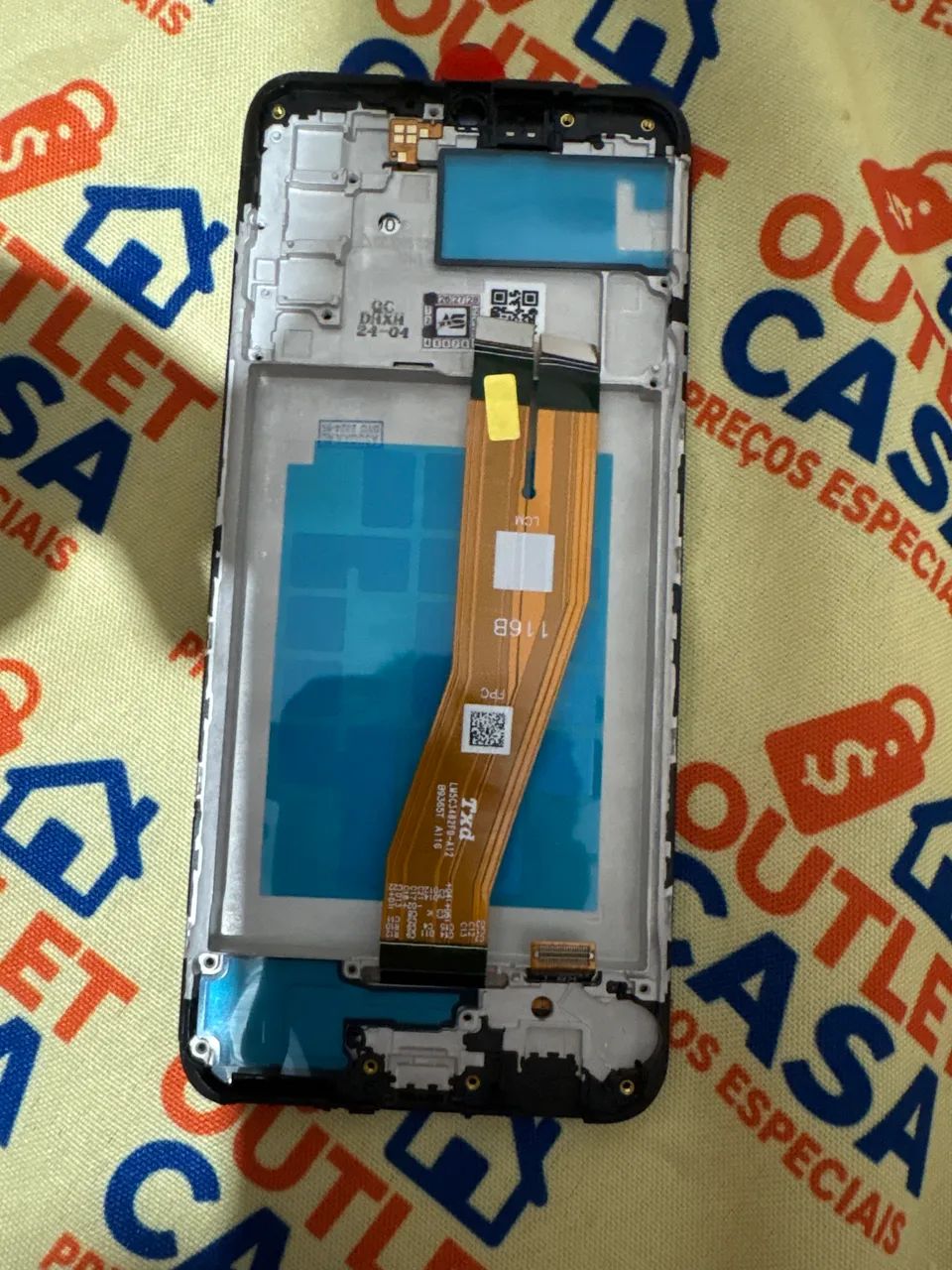 Frontal Original Nacional Samsung A04e Com Aro Sm-a042 Com Aro