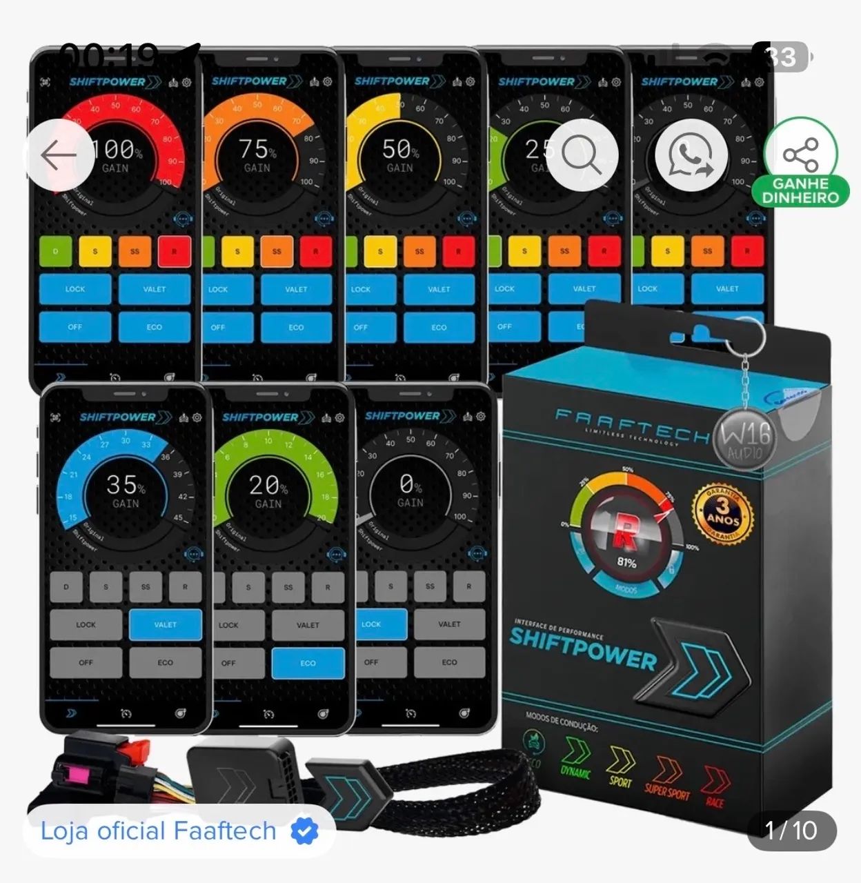 Shiftpower - tira delay do automático 