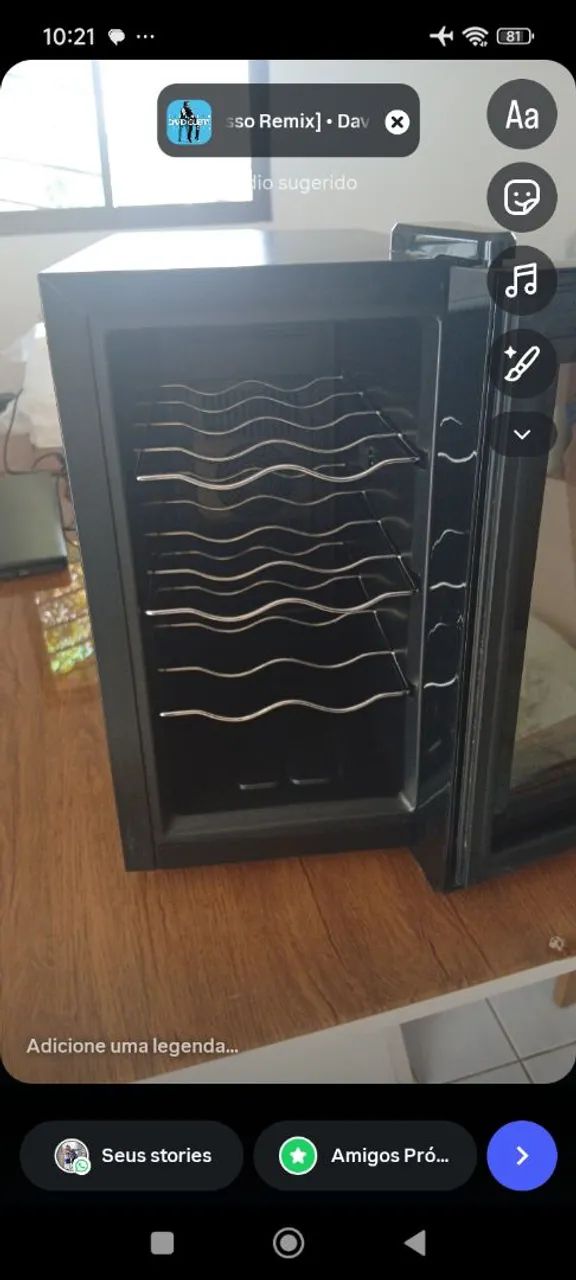 Adega climatizada Philco oito garrafas. - Foto 2
