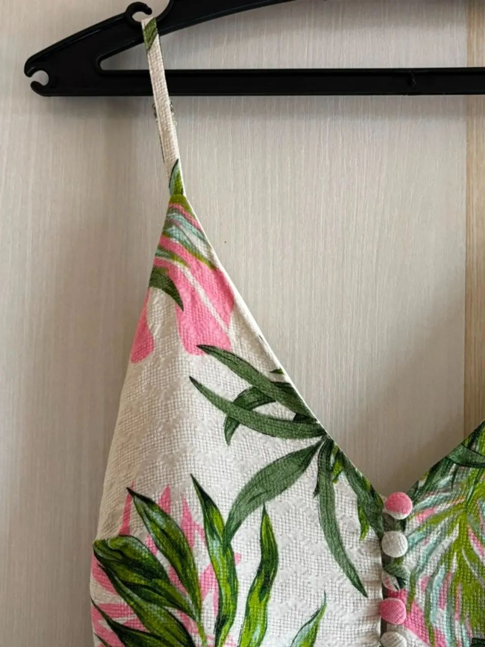 Regata cropped estampa tropical - Foto 5