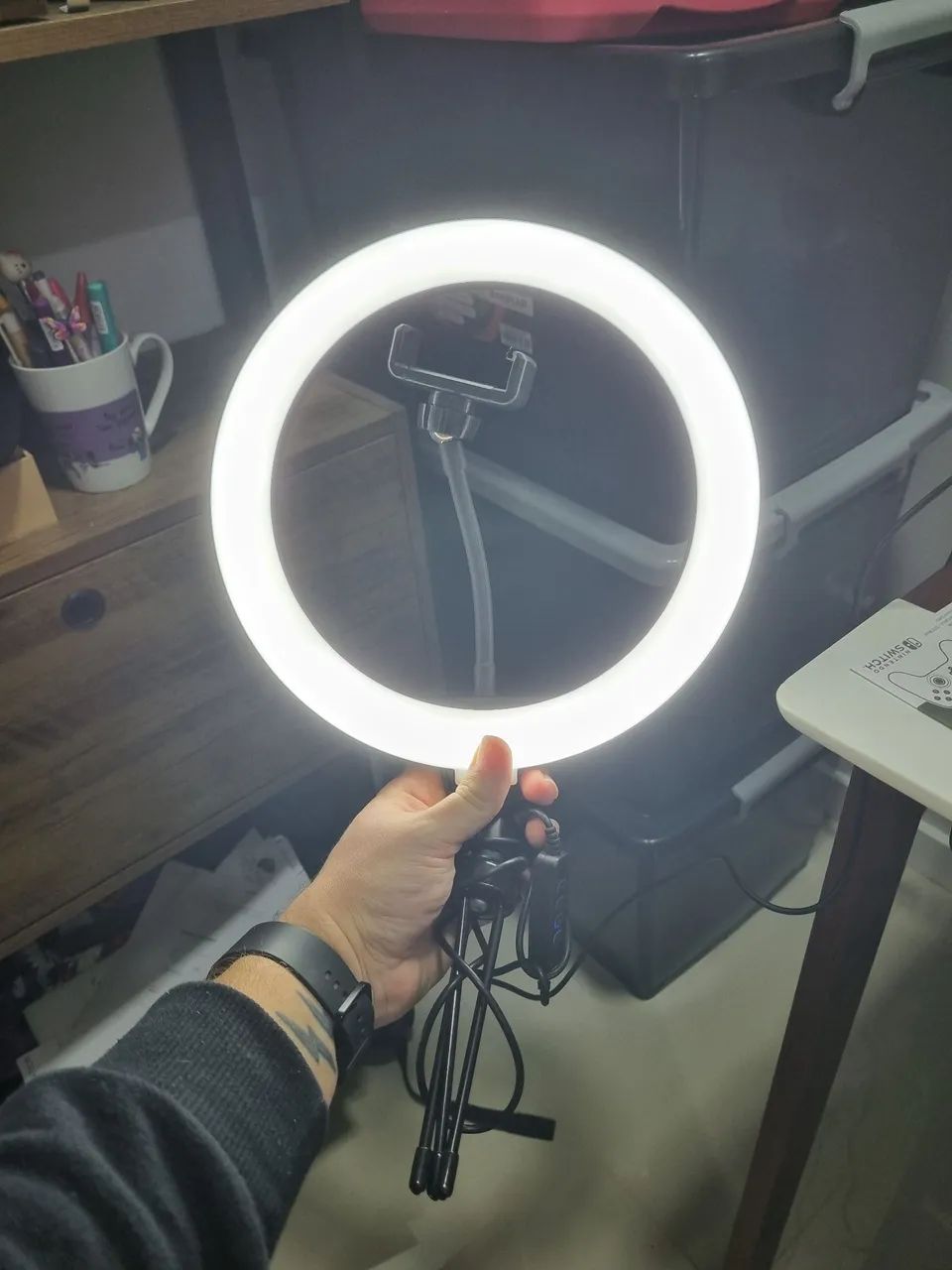 Ring light 26cm para celular - Foto 2