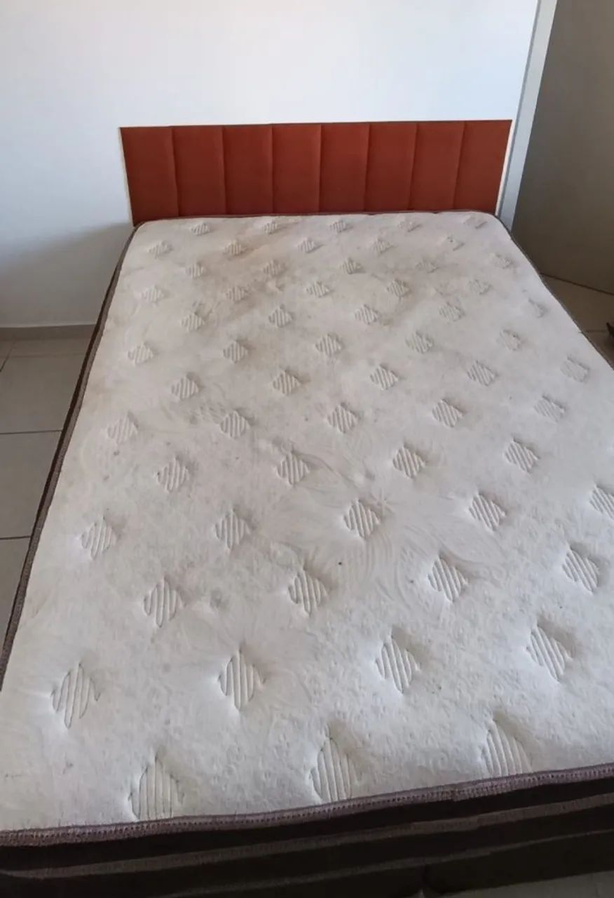 Cama Box Queen Size + Base D33 marca Brasil Spring - Foto 3