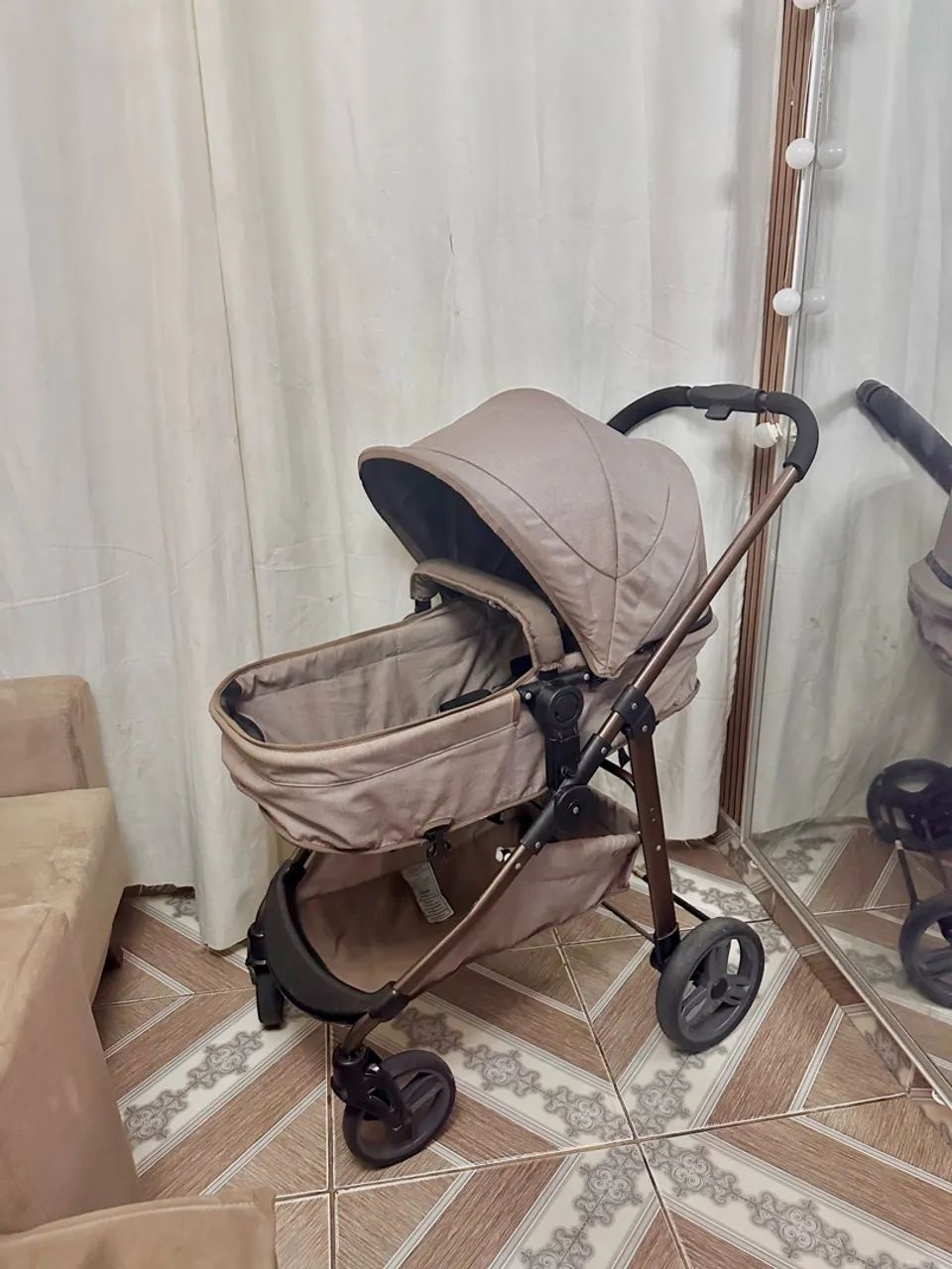 Vendo carrinho de bebê Galzerano - Foto 2
