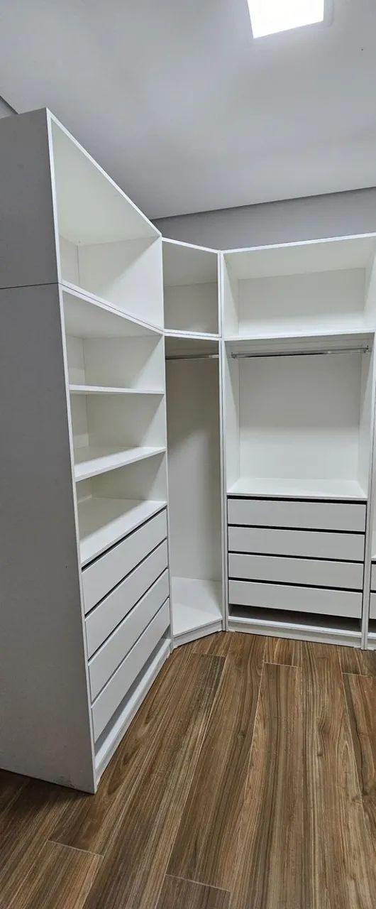 Closet em L modulado- Faça seu orçamento 