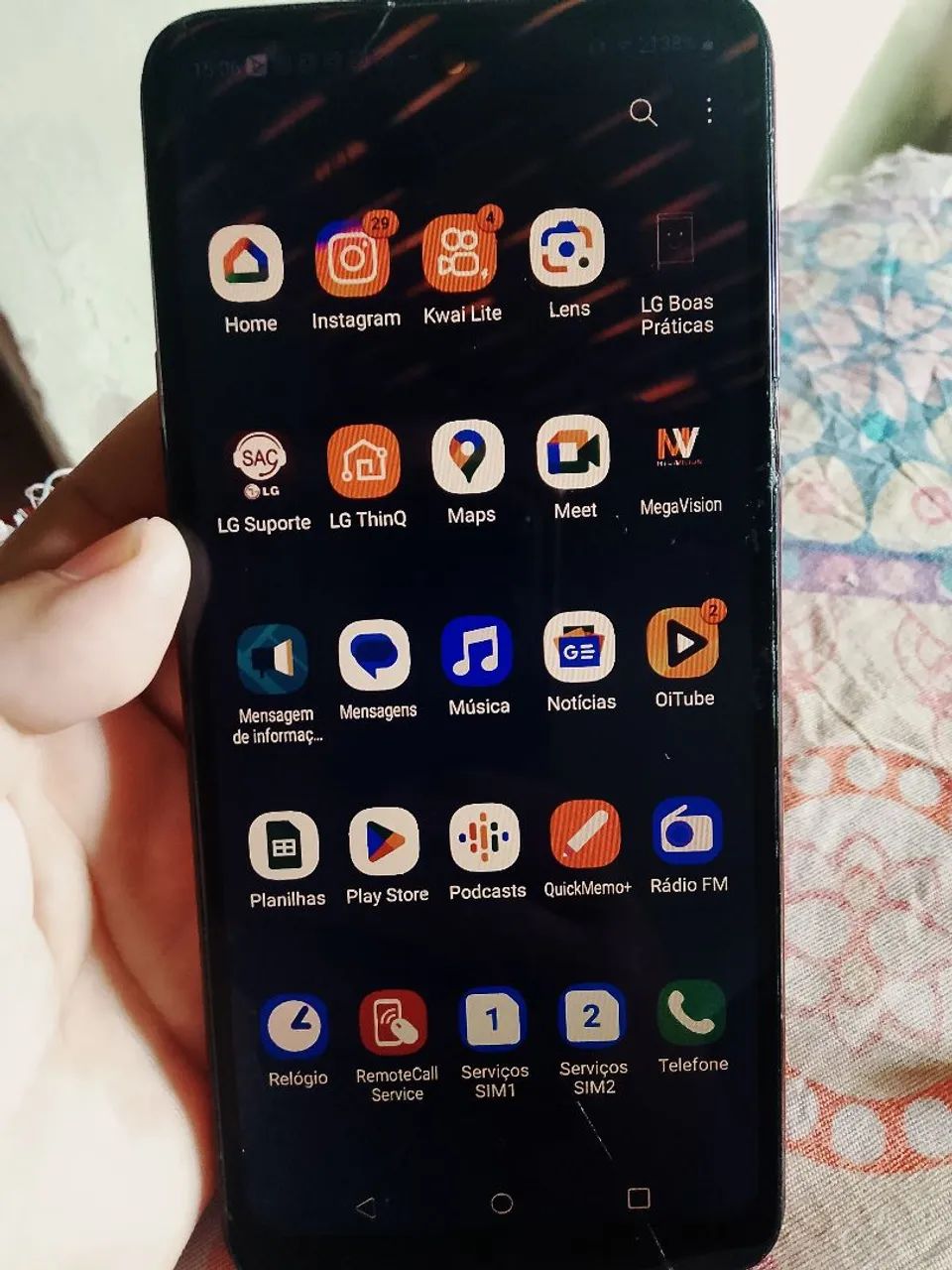 Celular LG K52 para retirada de peças. - Foto 3