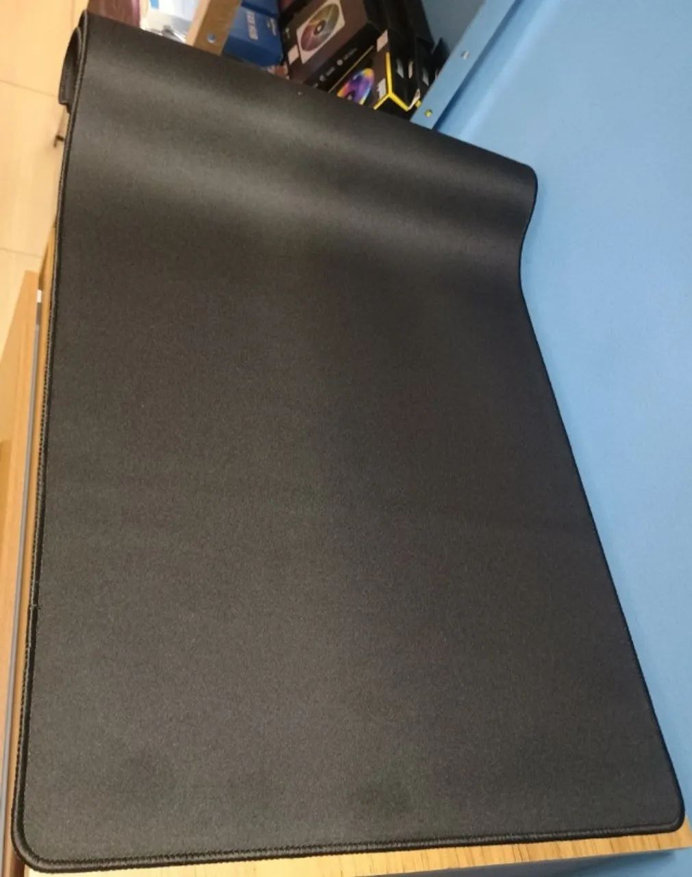 Mousepad 90x40cm Preto Liso