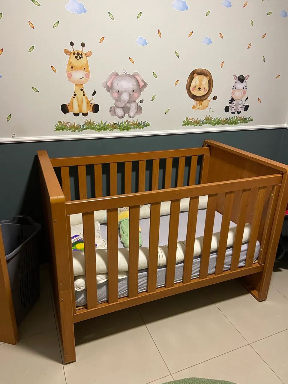 Berço com colchão e protetor  - Foto 2