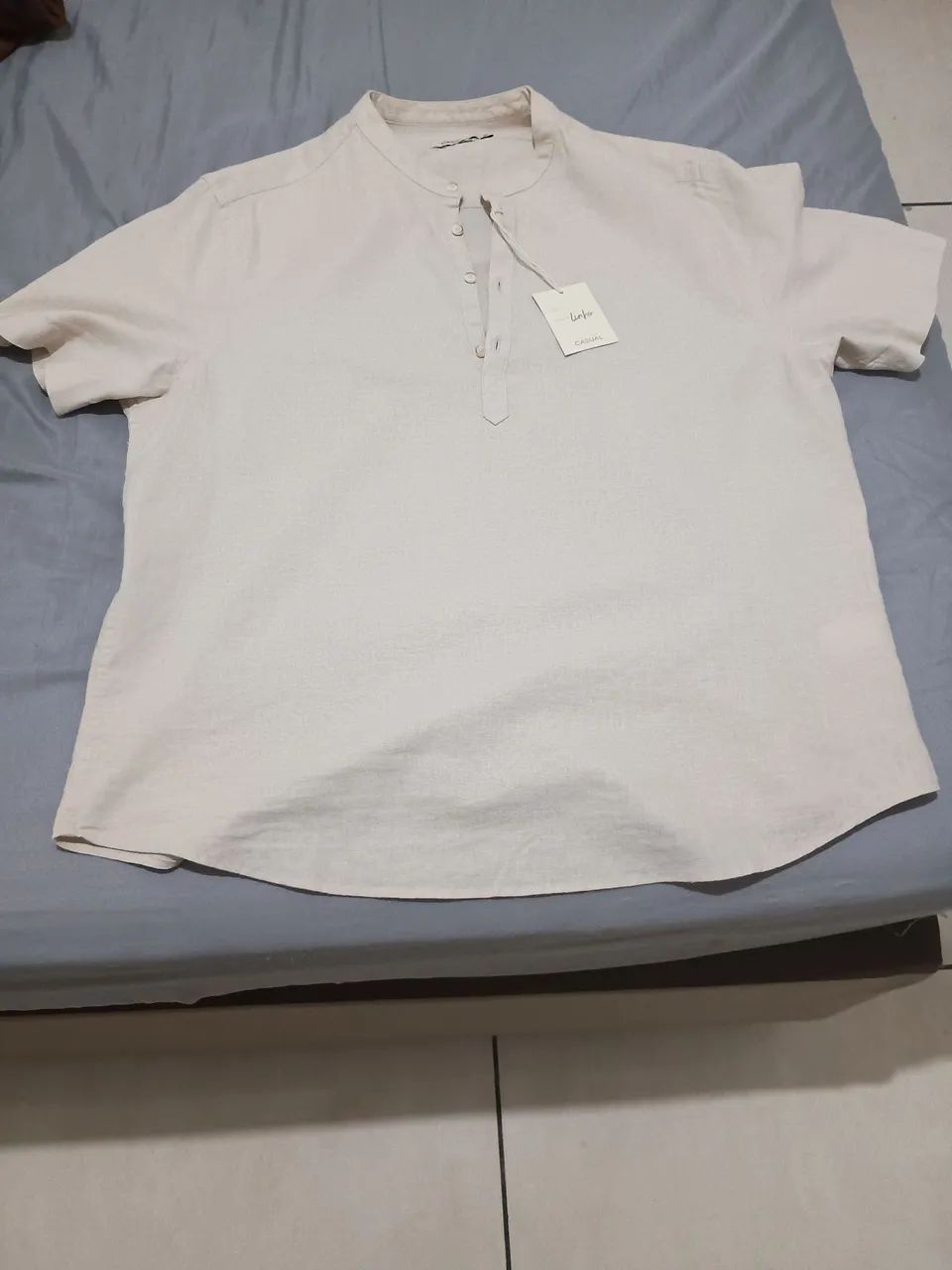 Camisa linho casual nova - Foto 3