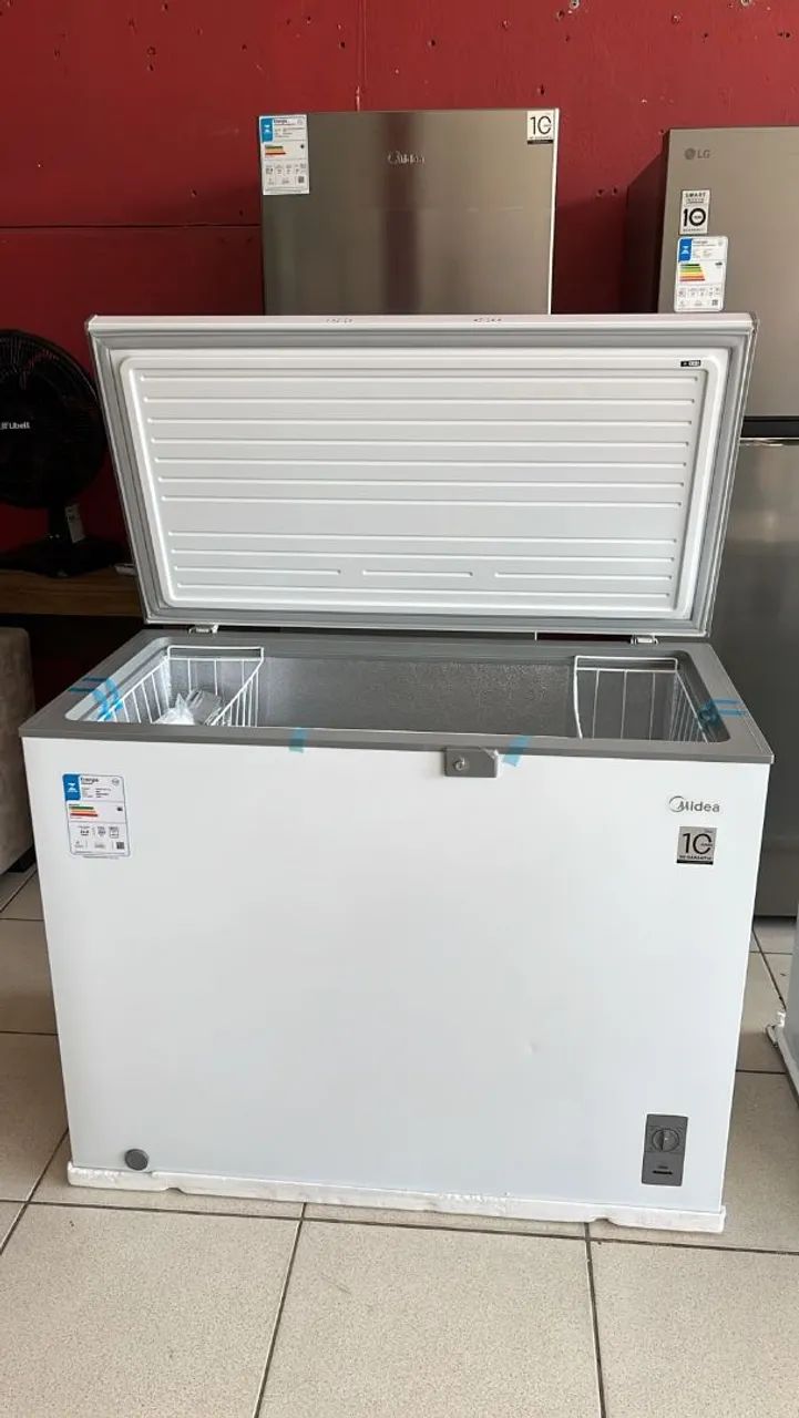 Freezer Horizontal Midea 293L Inverter Branco - Foto 2